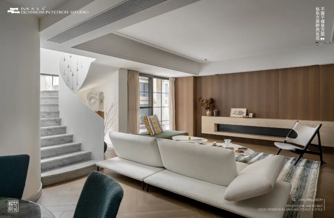 楼房花朵INBLOSSOM|私宅实景案例|龙湖麓宸200㎡现代法式下叠-27