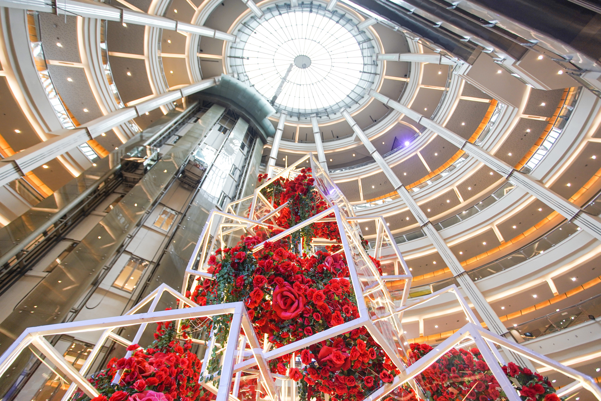 Petals Of Hope - Xmas VM Mall Decor Installation-11