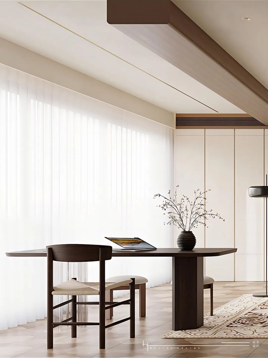 新作 · 新湖秋月120平 · 木息之间丨水木设计-33