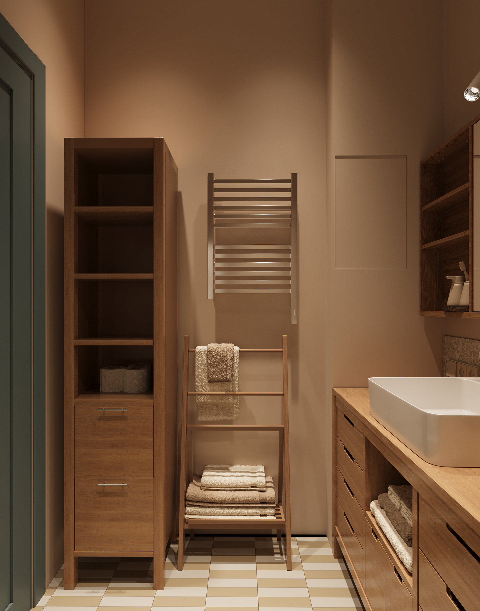 Unnatov（Юннатов）公寓设计项目丨俄罗斯莫斯科丨设计师萨沙·米哈伊洛娃-65