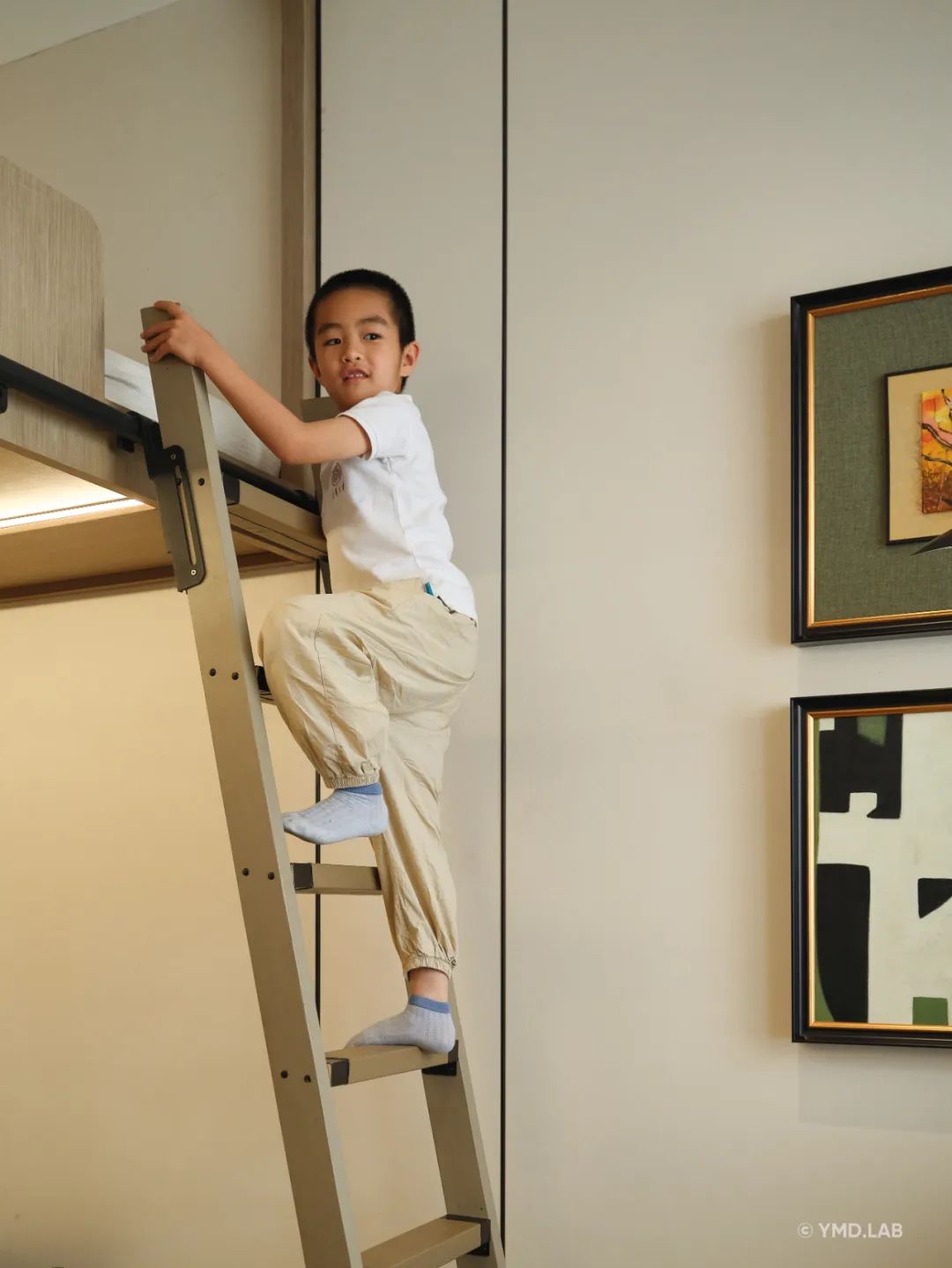 《学霸养成基地39㎡》孩子放学后从作业辅导到深夜食堂的不焦虑公寓丨上海岳蒙空间设计-28