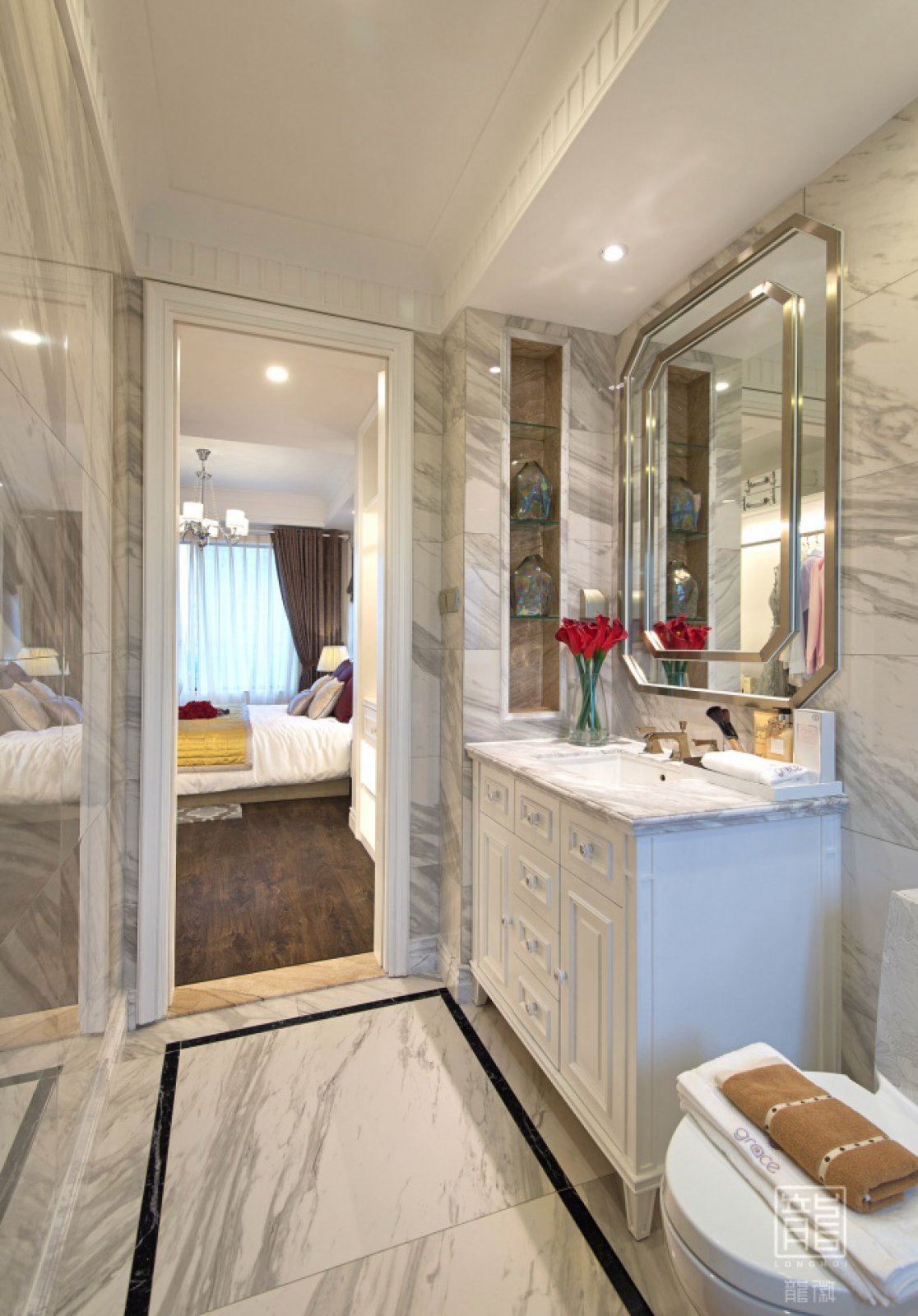 114㎡成都荣盛·香堤荣府样板房  龙徽设计-25