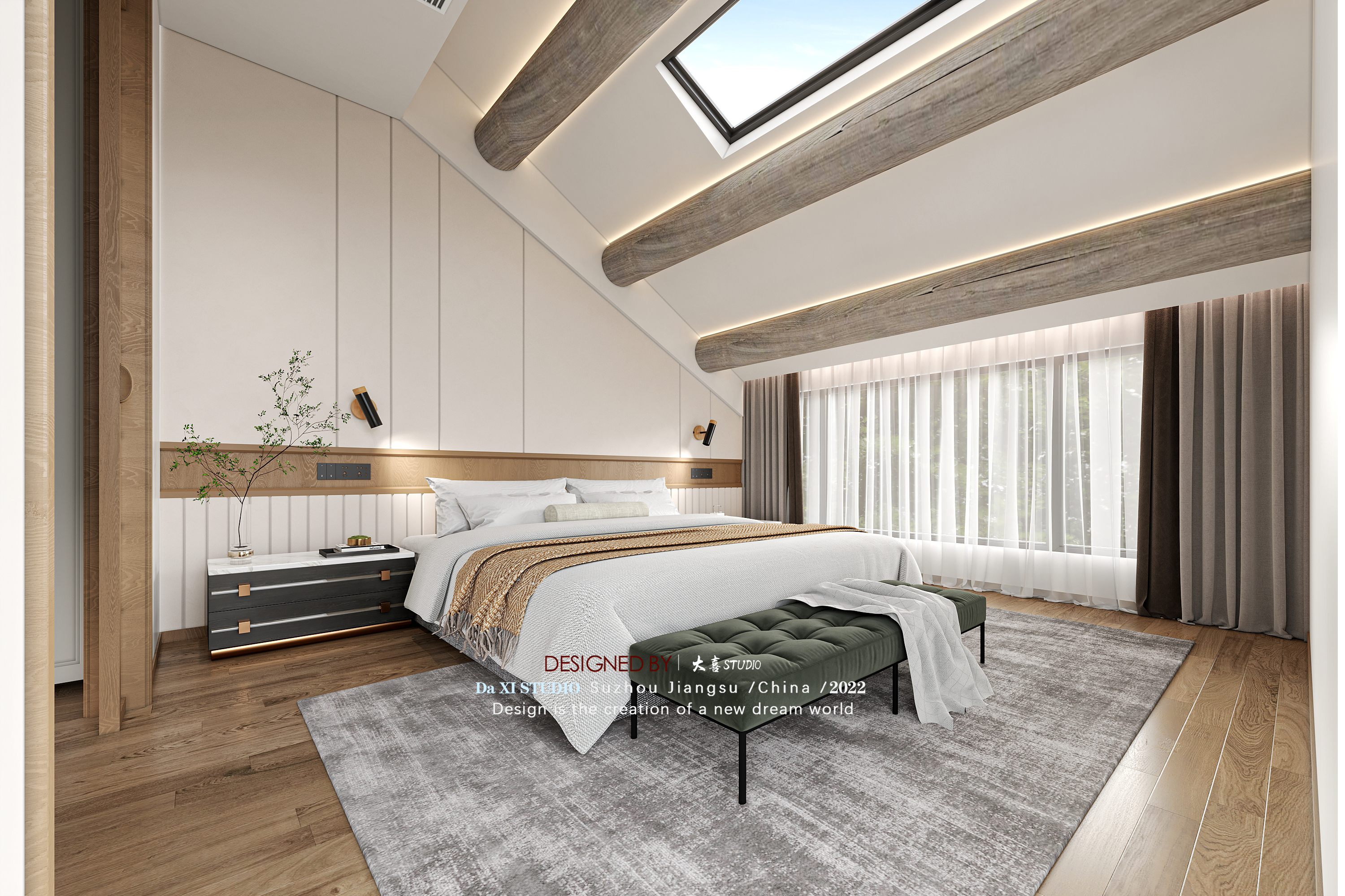 原木风设计，东方美学的质朴温柔-12