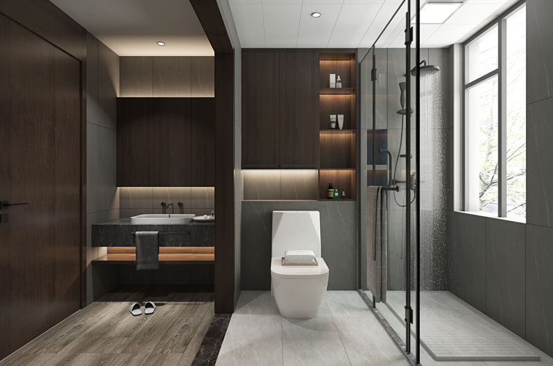 现代风高级感平层住宅设计效果-9