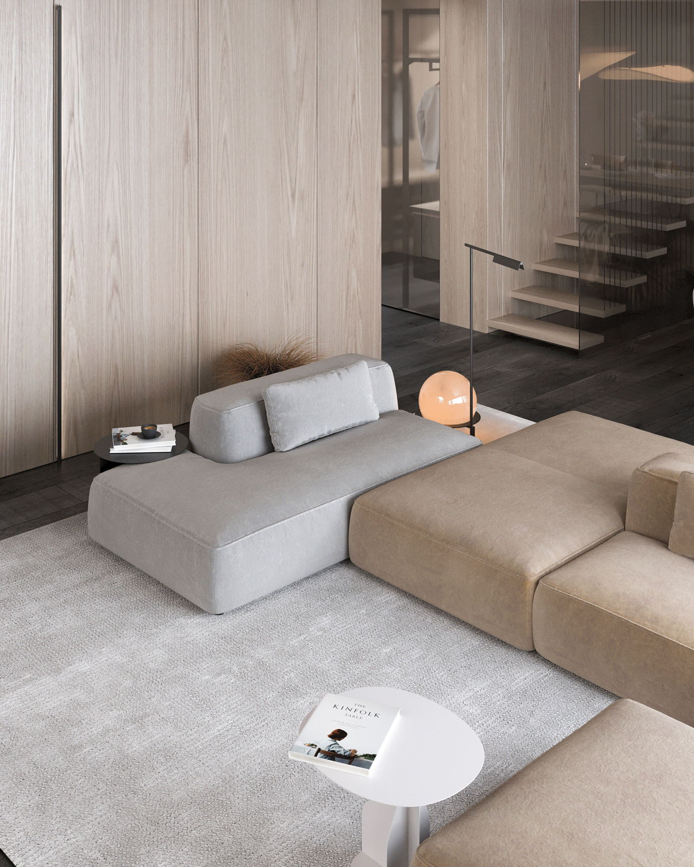 乌克兰基辅215㎡米色系公寓设计 超温馨！-2