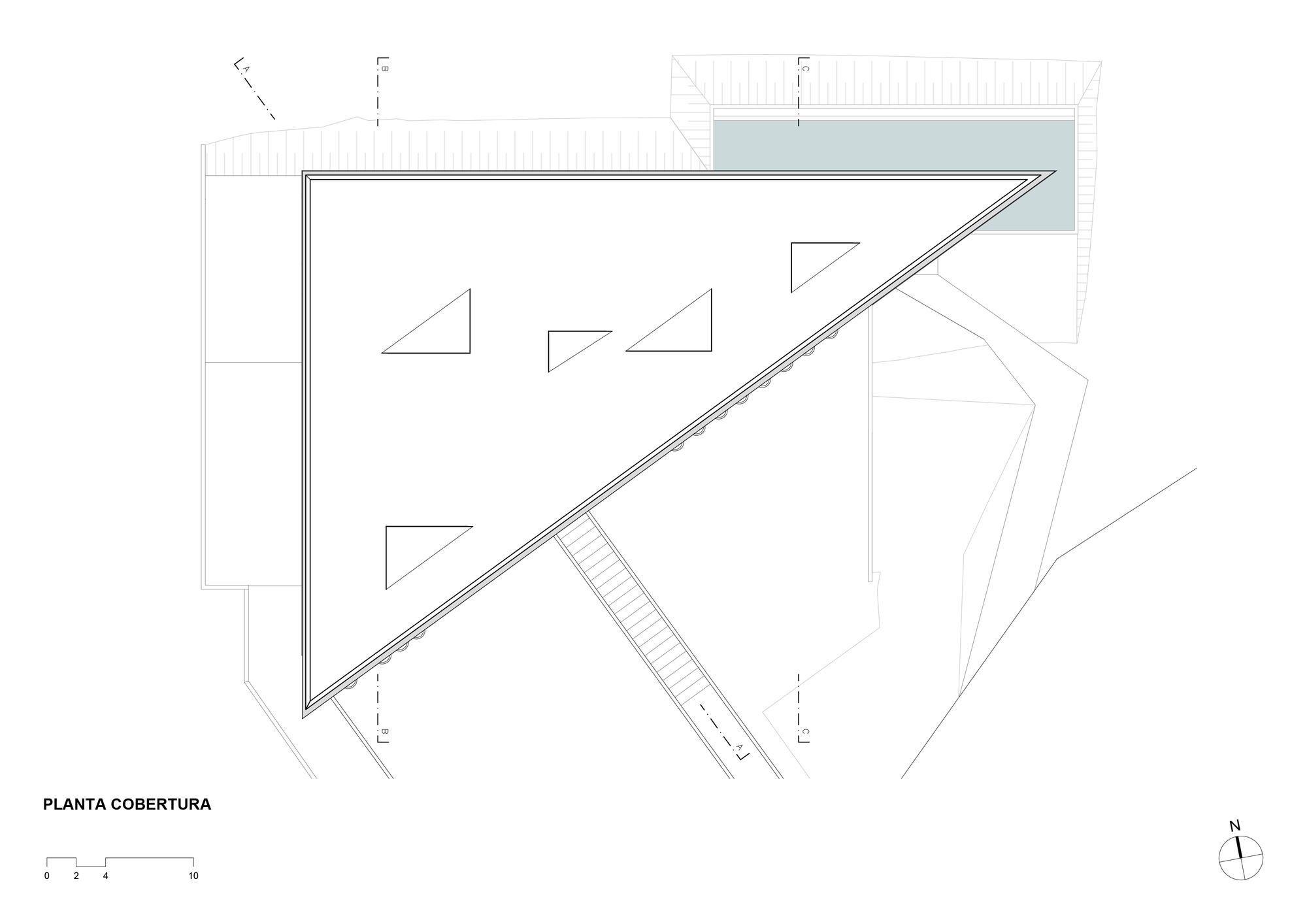 七巧板屋(注:Tangram 是七巧板,这里 Tangram House 按字面意思直译为七巧板屋,但结合具体场景可能有其他确切指向 ) 丨巴西丨TETRO Arquitetura-46