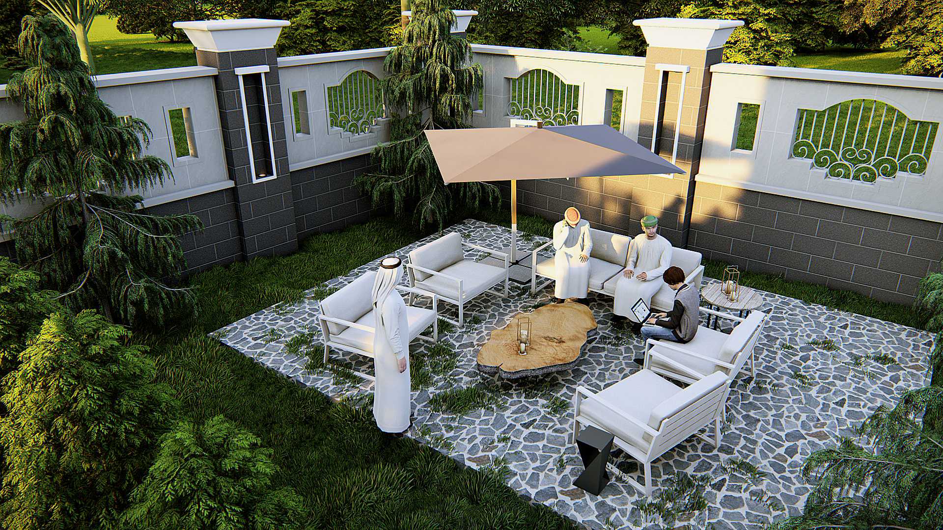 تصميم لفيللا سكنيه كامله بالسعودية-16