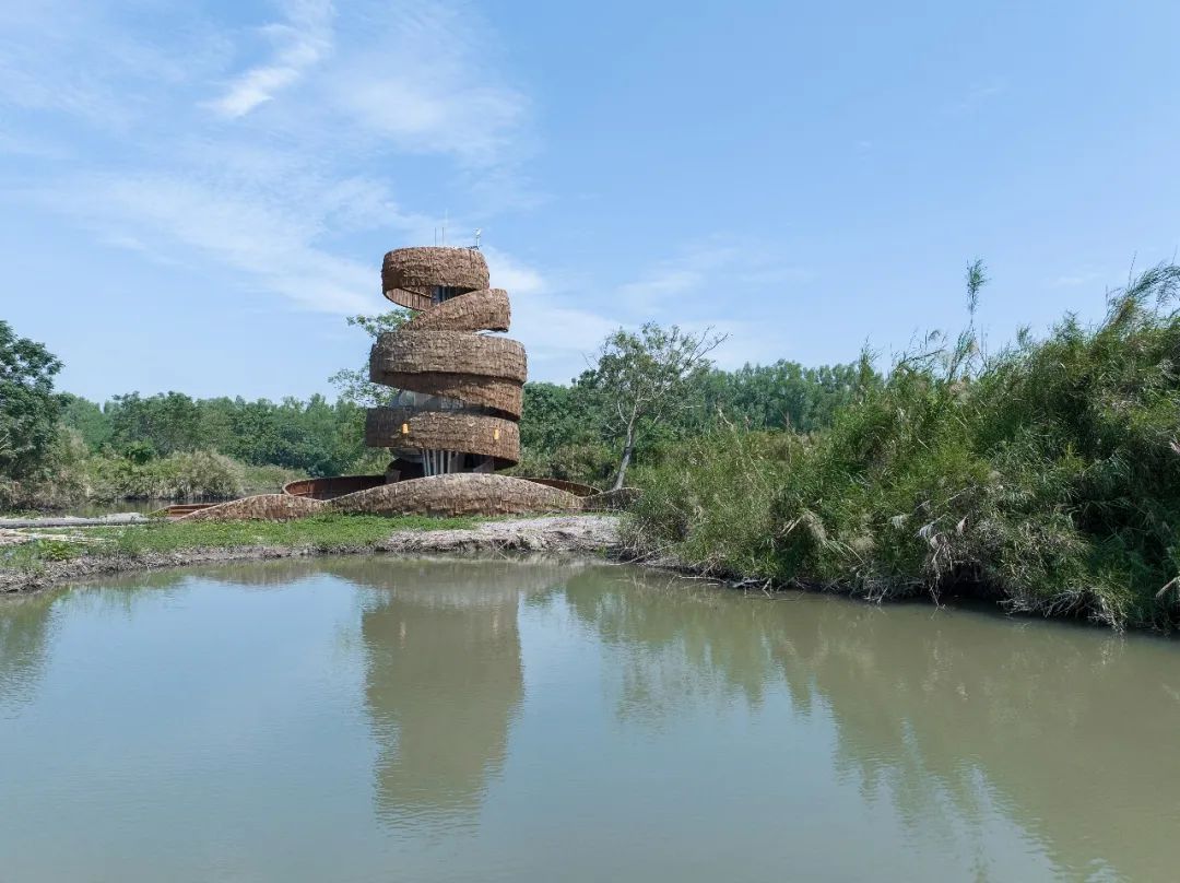 南沙湿地观鸟艺术竹构丨中国广州丨竖梁社,华南理工大学建筑学院-72