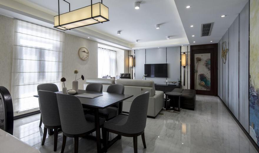 成都业之峰装饰 | 现代简约风格打造通透美湖平层-12