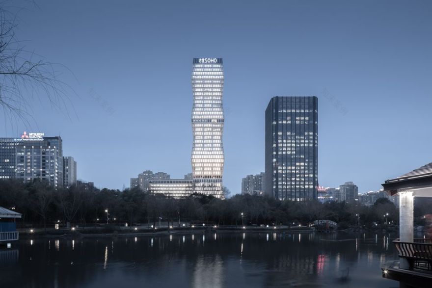 古北 SOHO | 无尽之柱的现代演绎,优雅、宁静的地标之作-28