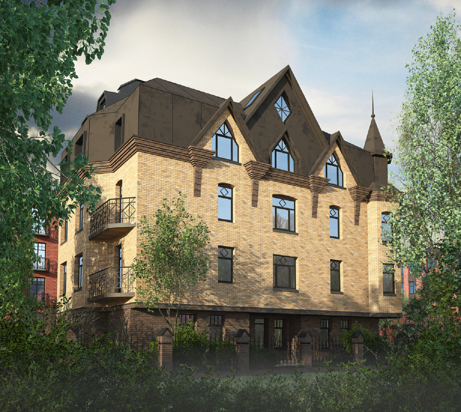 多单元住宅楼-4