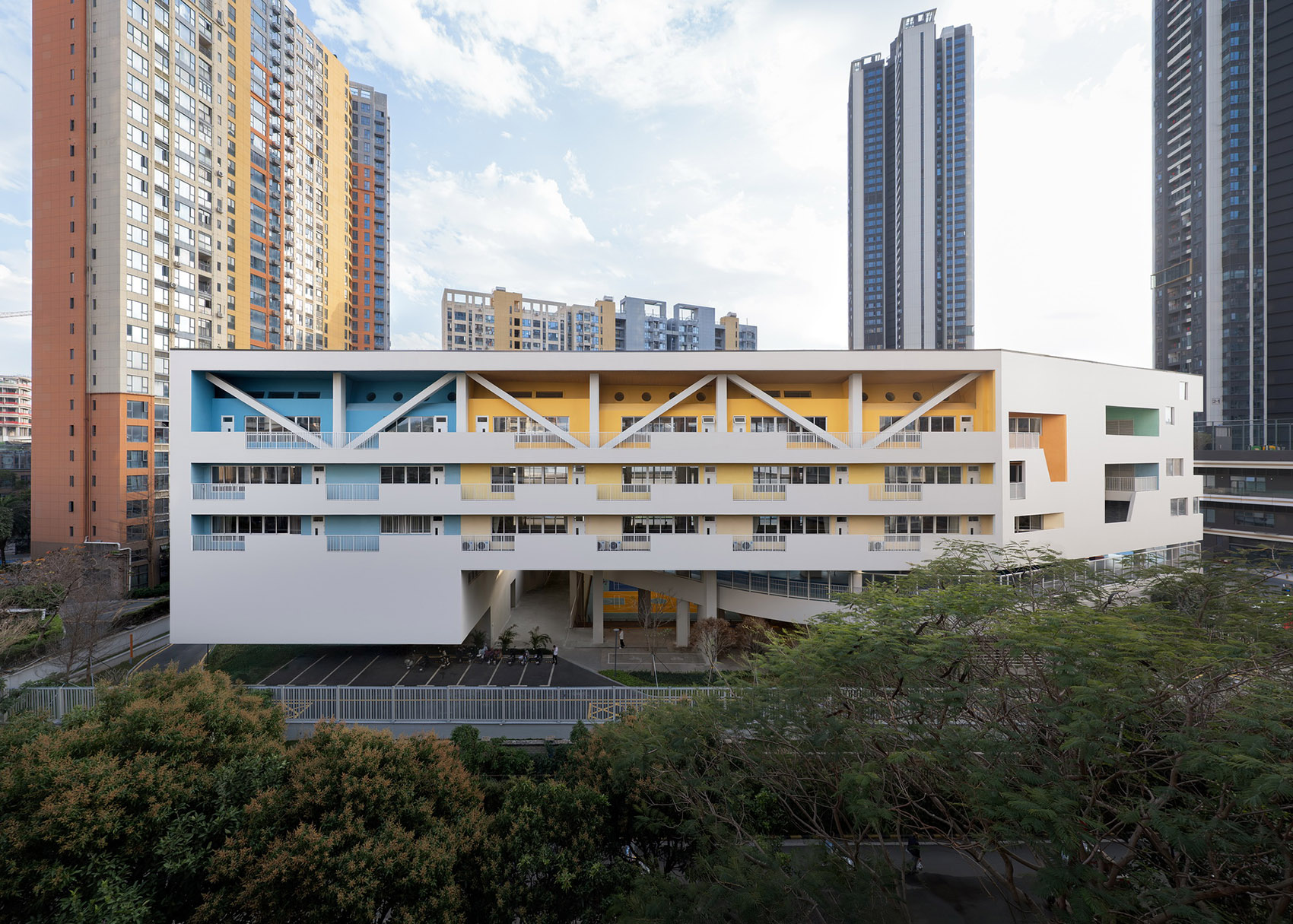 龙岗双子星学校(围龙书院,围屋学社)丨中国深圳丨URBANUS都市实践-200