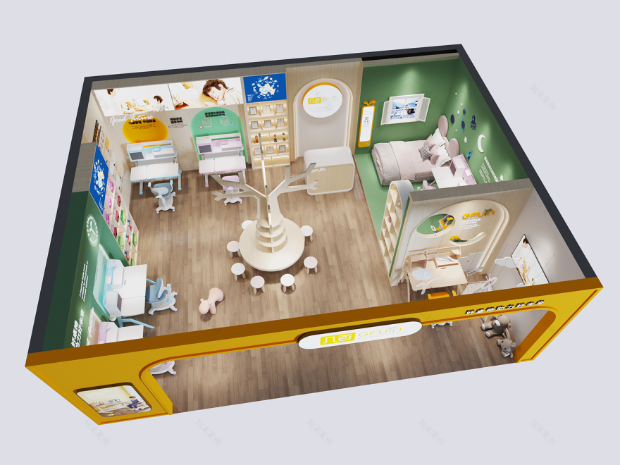 学习桌终端店设计-2