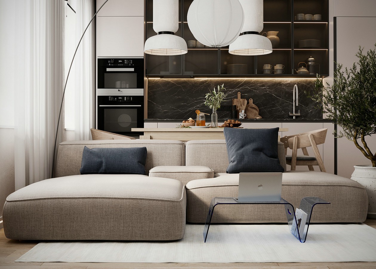 乌克兰现代风小空间设计-2