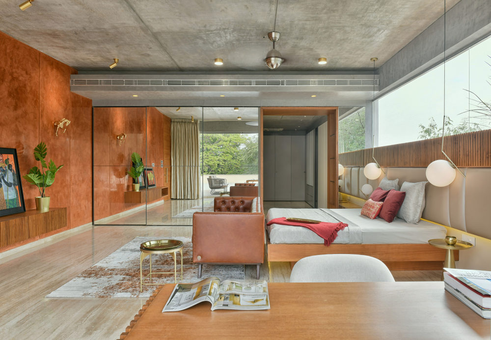 砖面具的房子 · 印度 Hyderabad 的退休住宅设计丨Baba Sashank,Vindhya Guduru-57