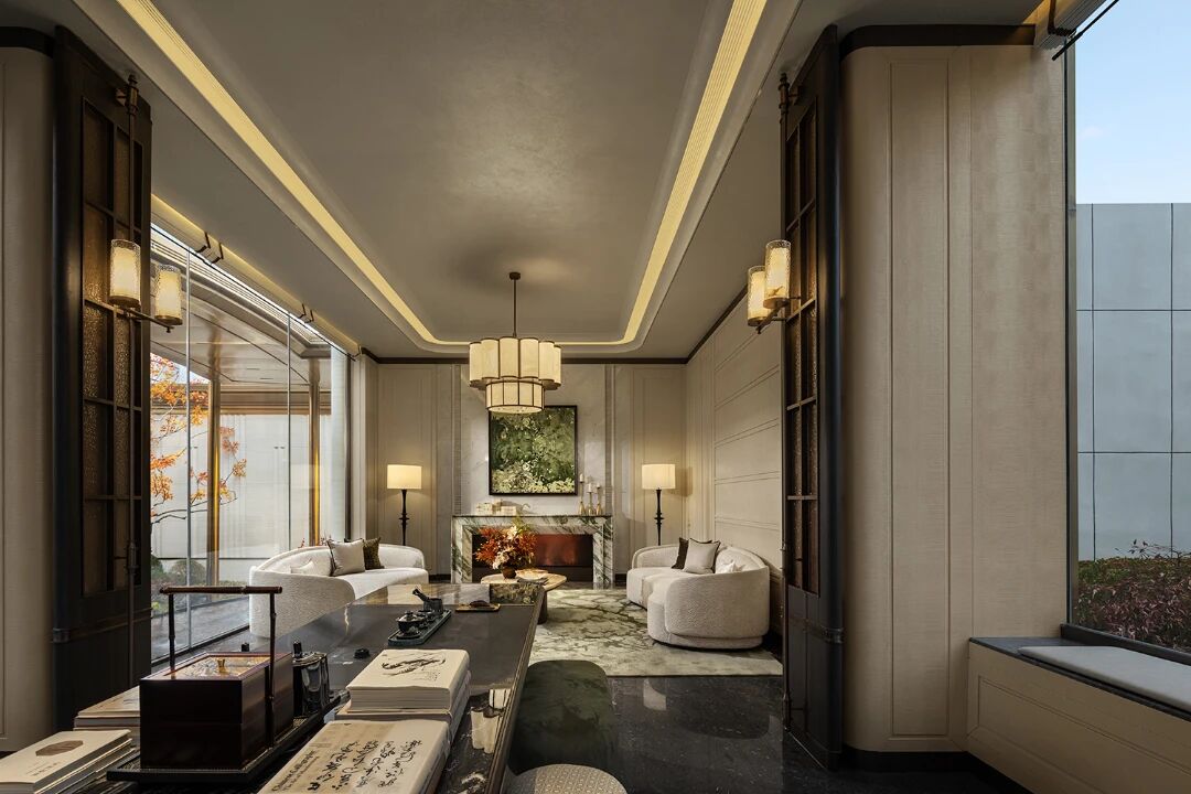 济南光启云境项目丨中国济南丨矩阵纵横（会所）,上海禾悉建筑（样板房）,北京靳朝晖设计（软装）-21