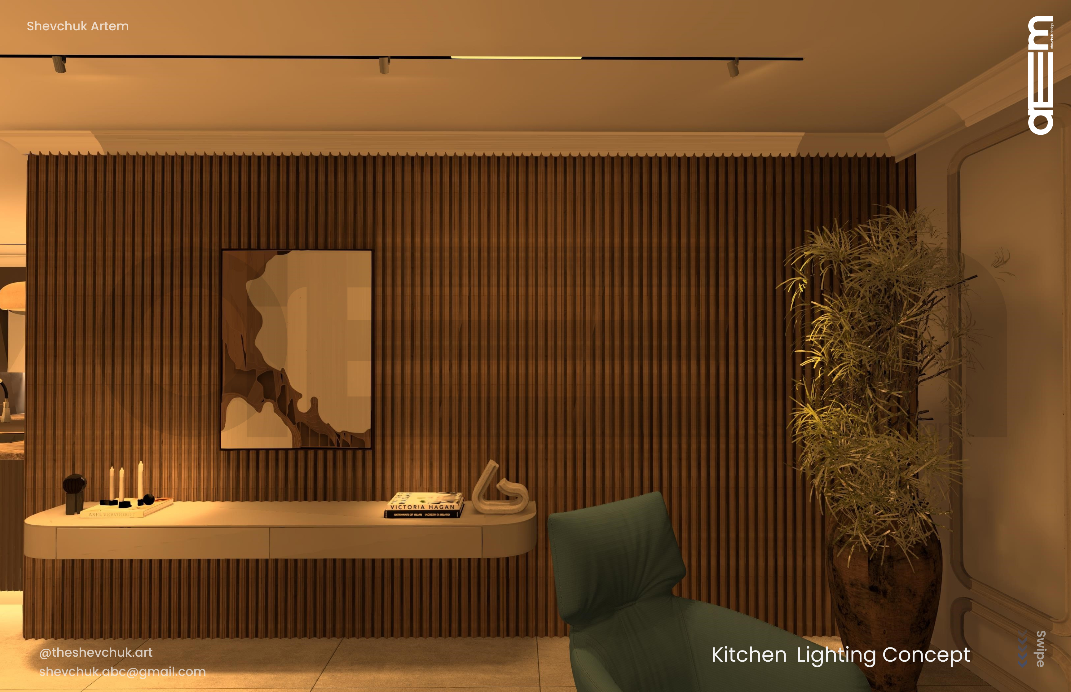 KITCHEN LIGHTING DESIGN | Dialux Evo-10