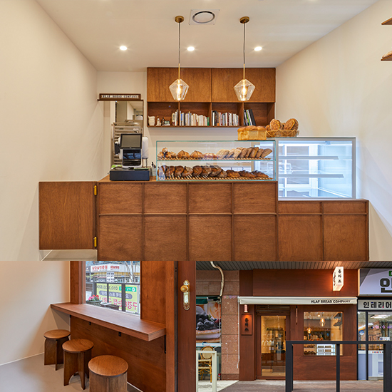 韩式清新 12 平米烘焙店设计-1