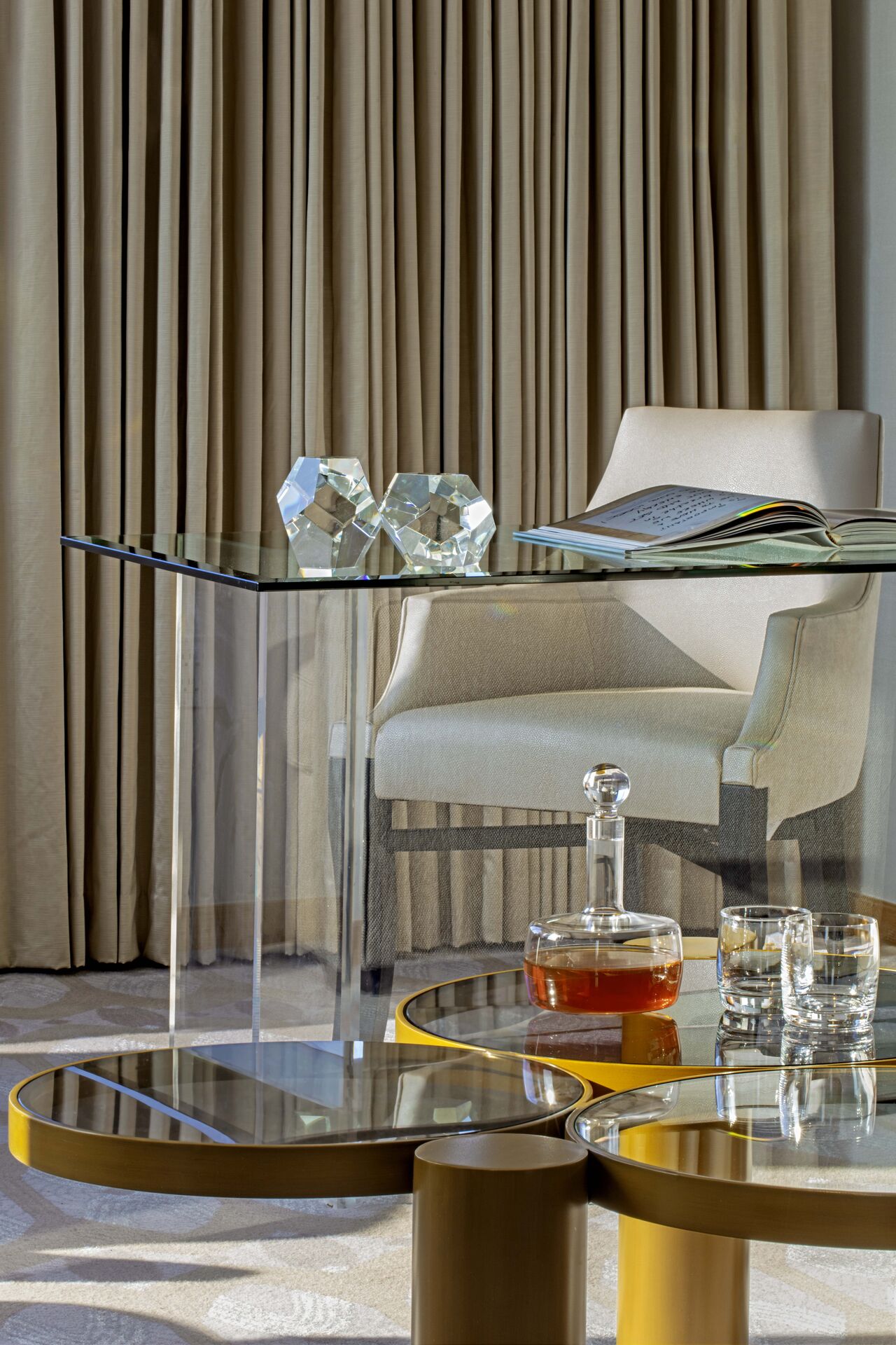 洛杉矶丽思卡尔顿酒店室内设计丨美国洛杉矶丨Rottet Studio-23