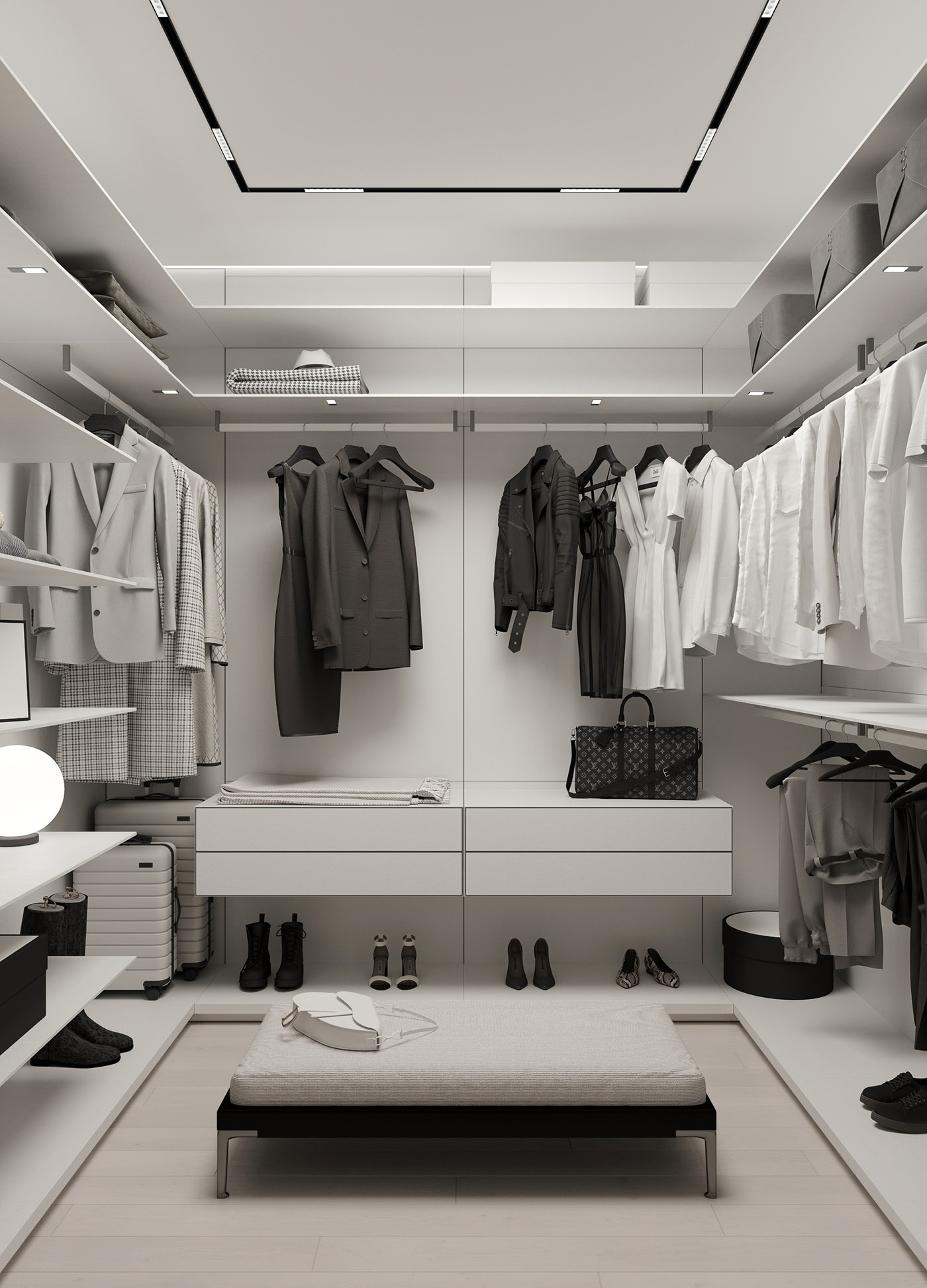 浅色系简约风住宅设计-19