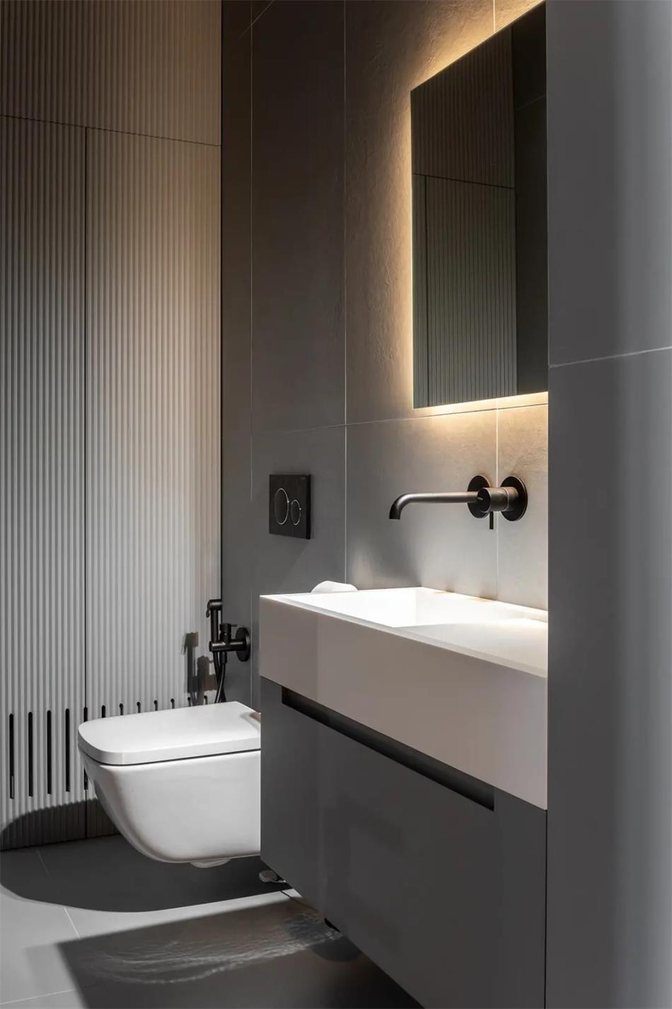 粗犷与精致完美融合的侘寂风公寓设计（Mazanka公寓）丨乌克兰基辅-26