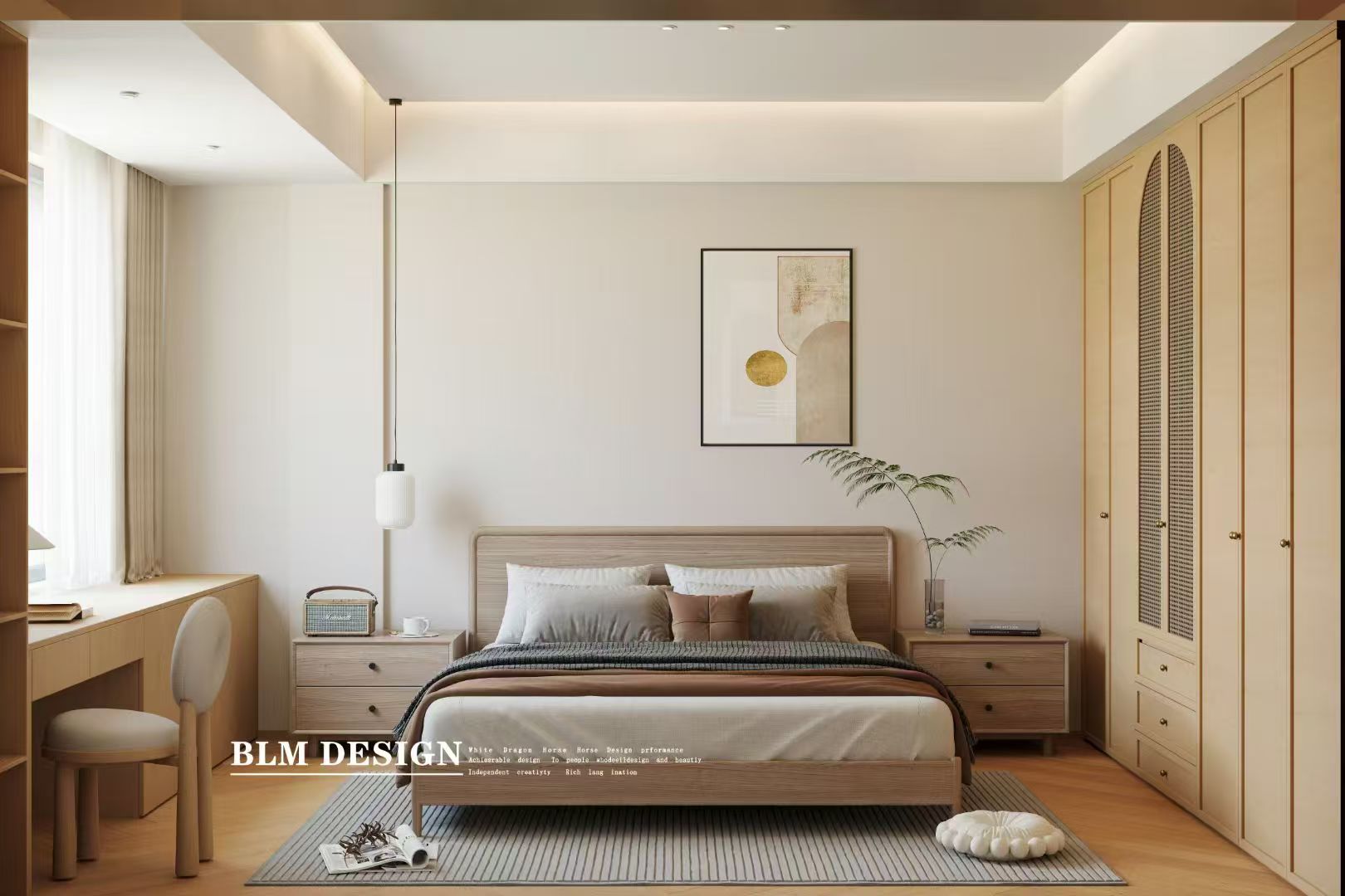 现代  白龙马效果图设计制作-6