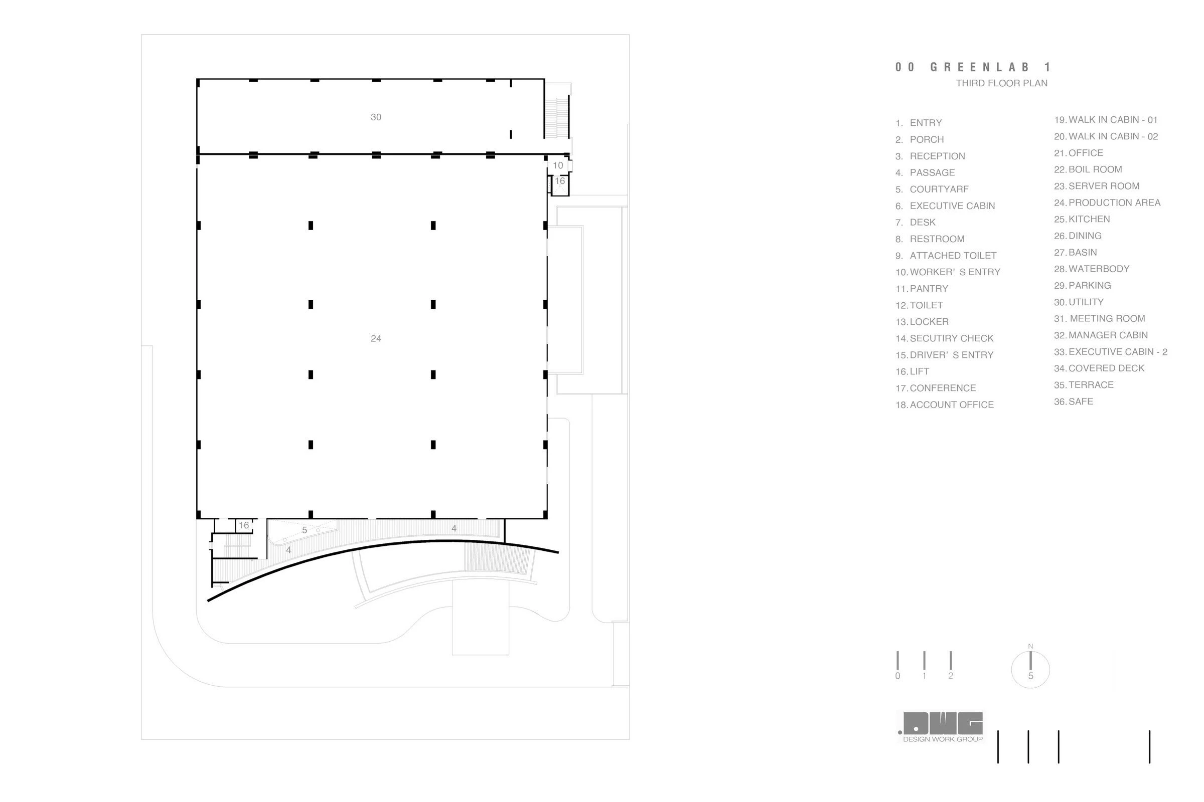 格林莱布钻石工厂大楼丨印度丨Design Work Group  DWG-52