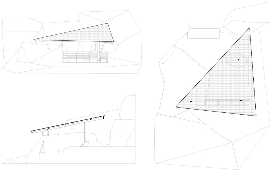 白水洞天,山野几何·白水洞村石瀑间的线性钢亭组群丨中国邵阳丨湖南大学建筑与规划学院-71