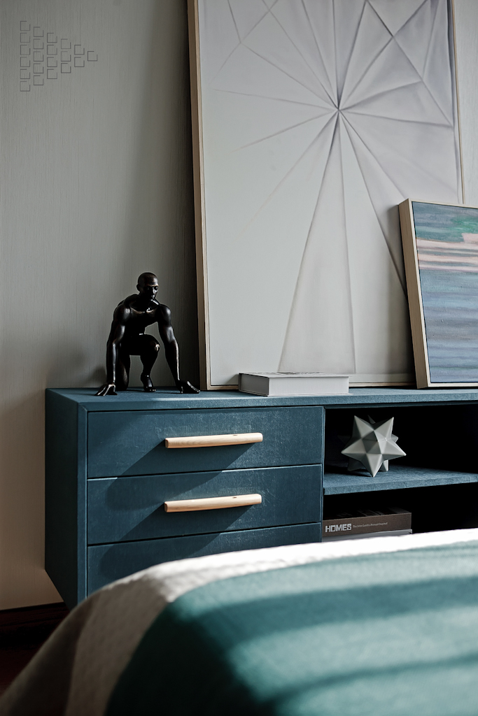 北欧风绿色系招商千岛湖近湖花苑样板房-18