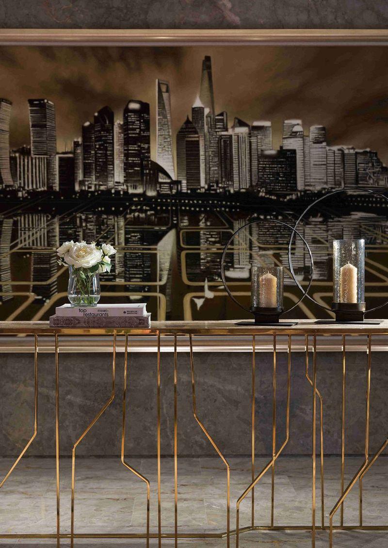 新浦江城十号院现代轻奢别墅设计-21