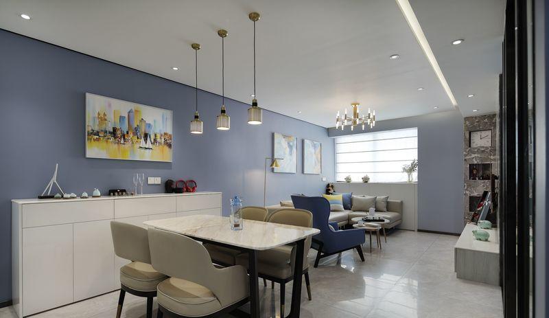 蓝野芳华 · 福田彩虹新都花园 142 平现代北欧风住宅设计丨中国深圳-9