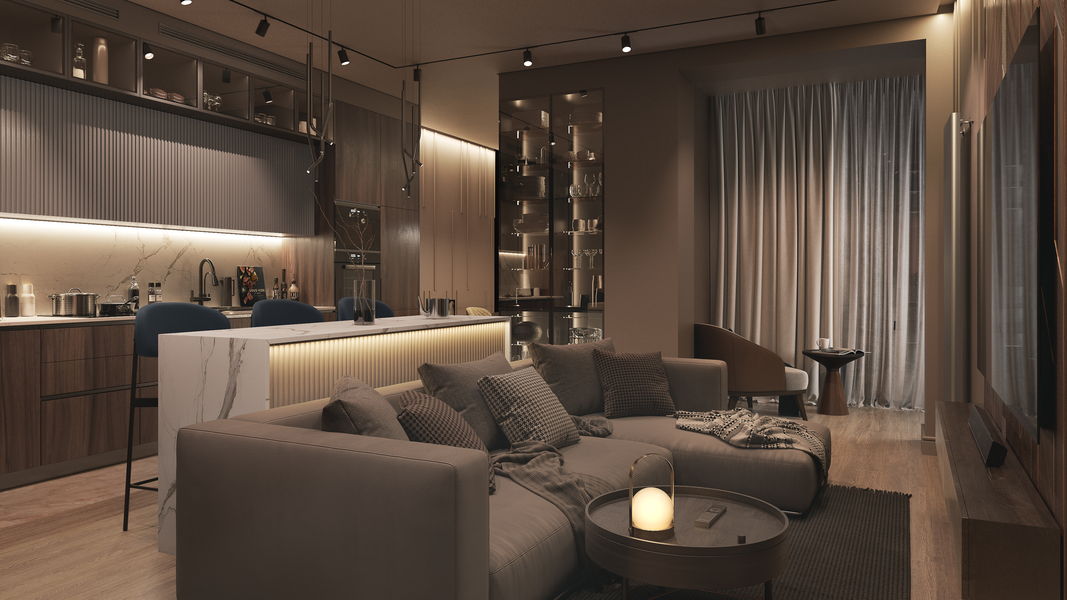 Visualization of an apartment for a couple-9