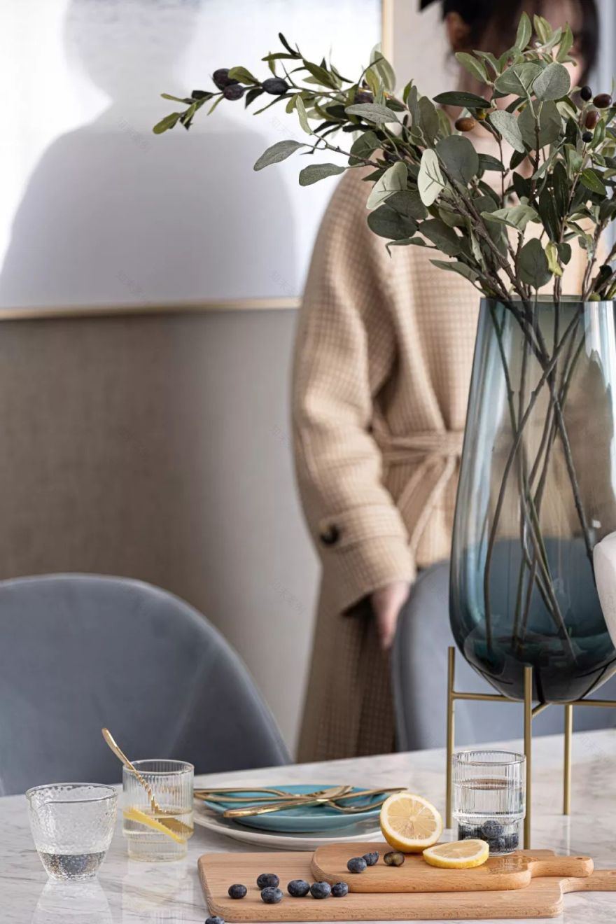 轻奢风金堂琅园 132㎡家居设计,打造精致舒适生活-37