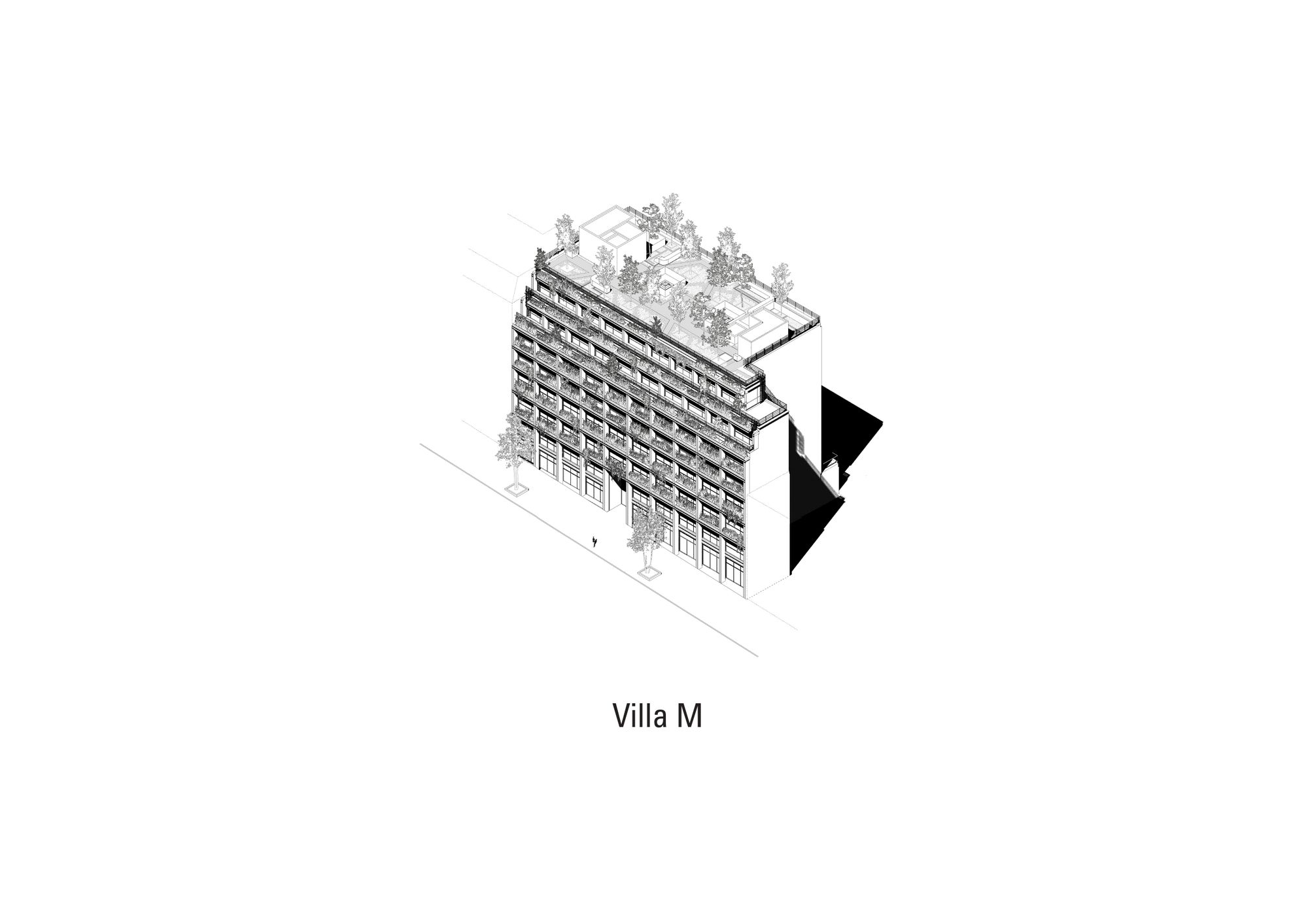 巴黎 Villa M丨法国巴黎丨法国巴西建筑事务所 Triptyque Architecture-52