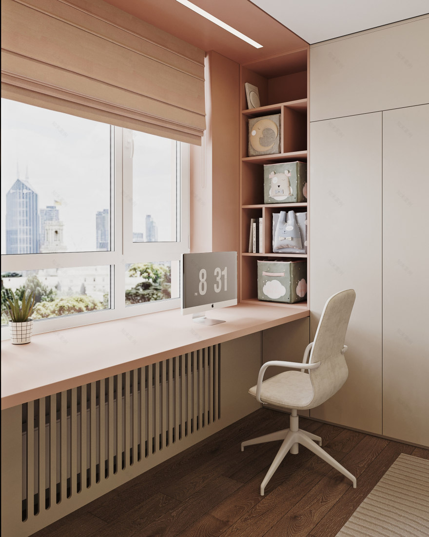 Contemporary Flat Design for Young Family-31