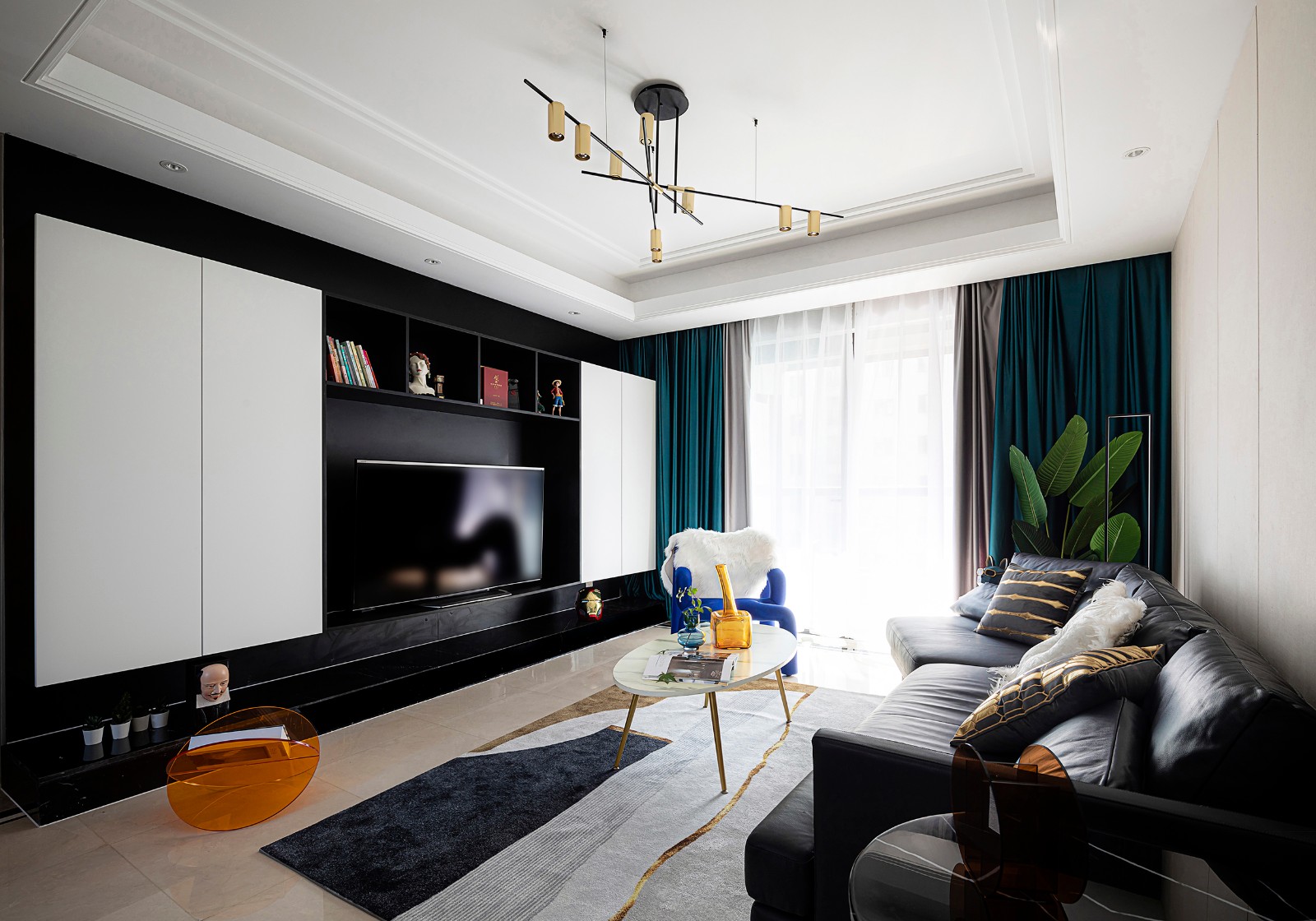 南京中海玄武公馆现代撞色之家丨中国南京丨山舍建筑设计-5