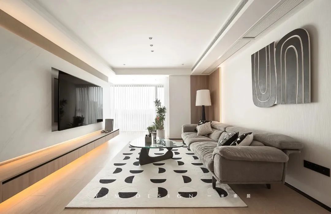 灯火里的简雅生活 · 140㎡现代简约新房装修丨李洁-15
