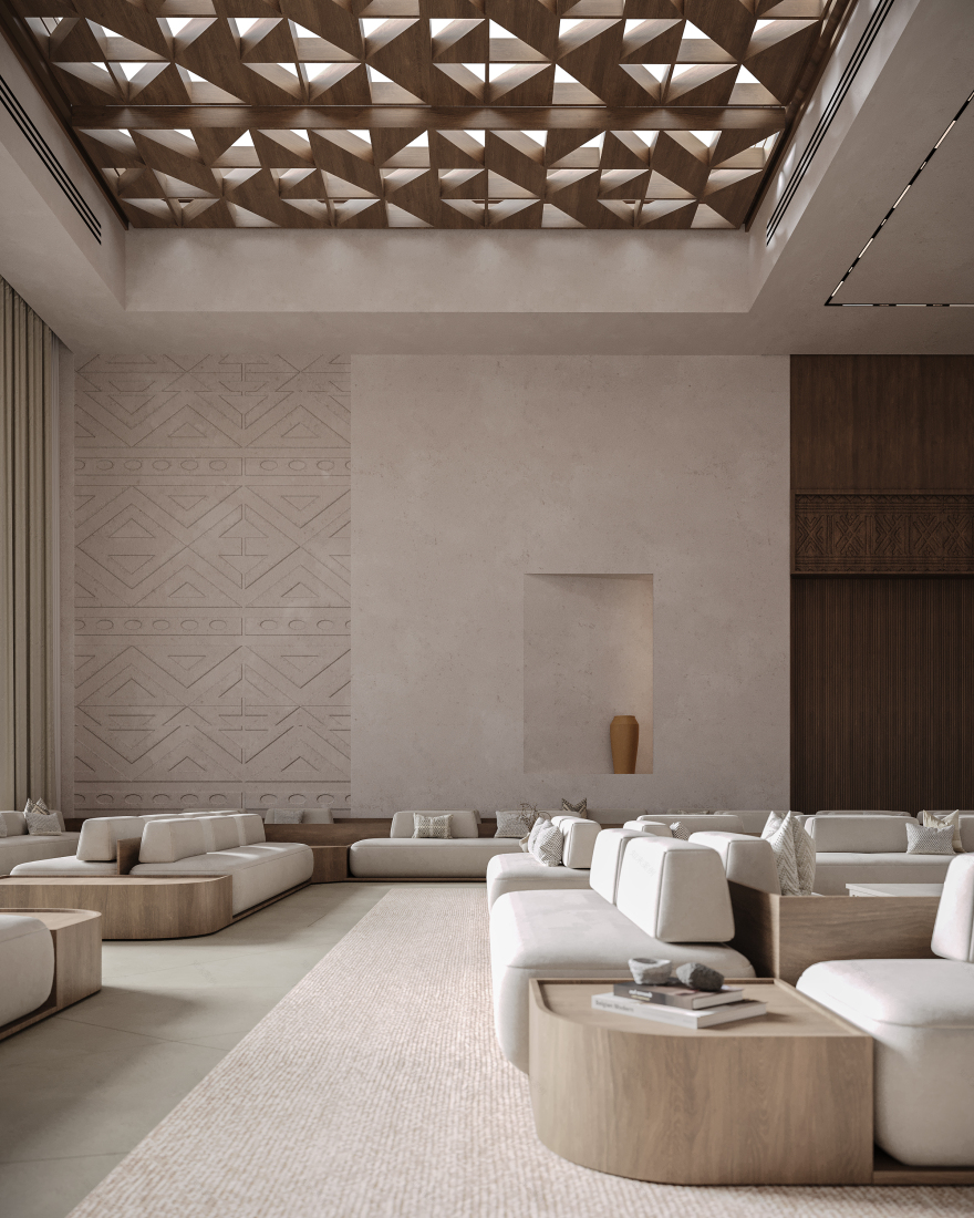 凉亭会客厅及入口丨沙特阿拉伯丨Muhammed Atef(为Shahin Studio设计)-11