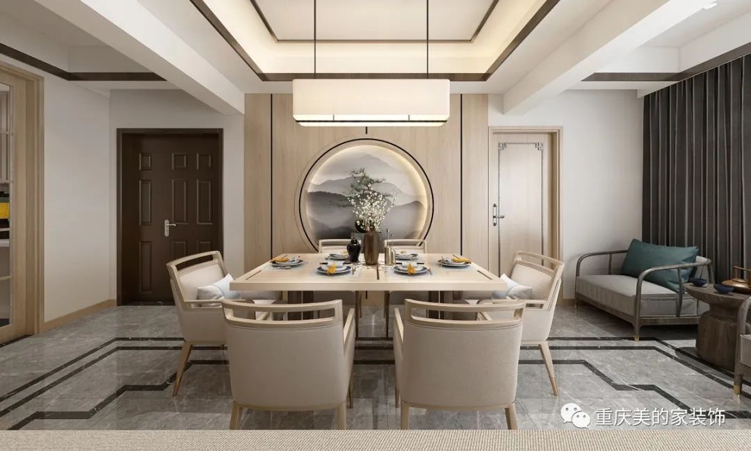 风雅千年 | 新中式博翠天悦洋房设计-64