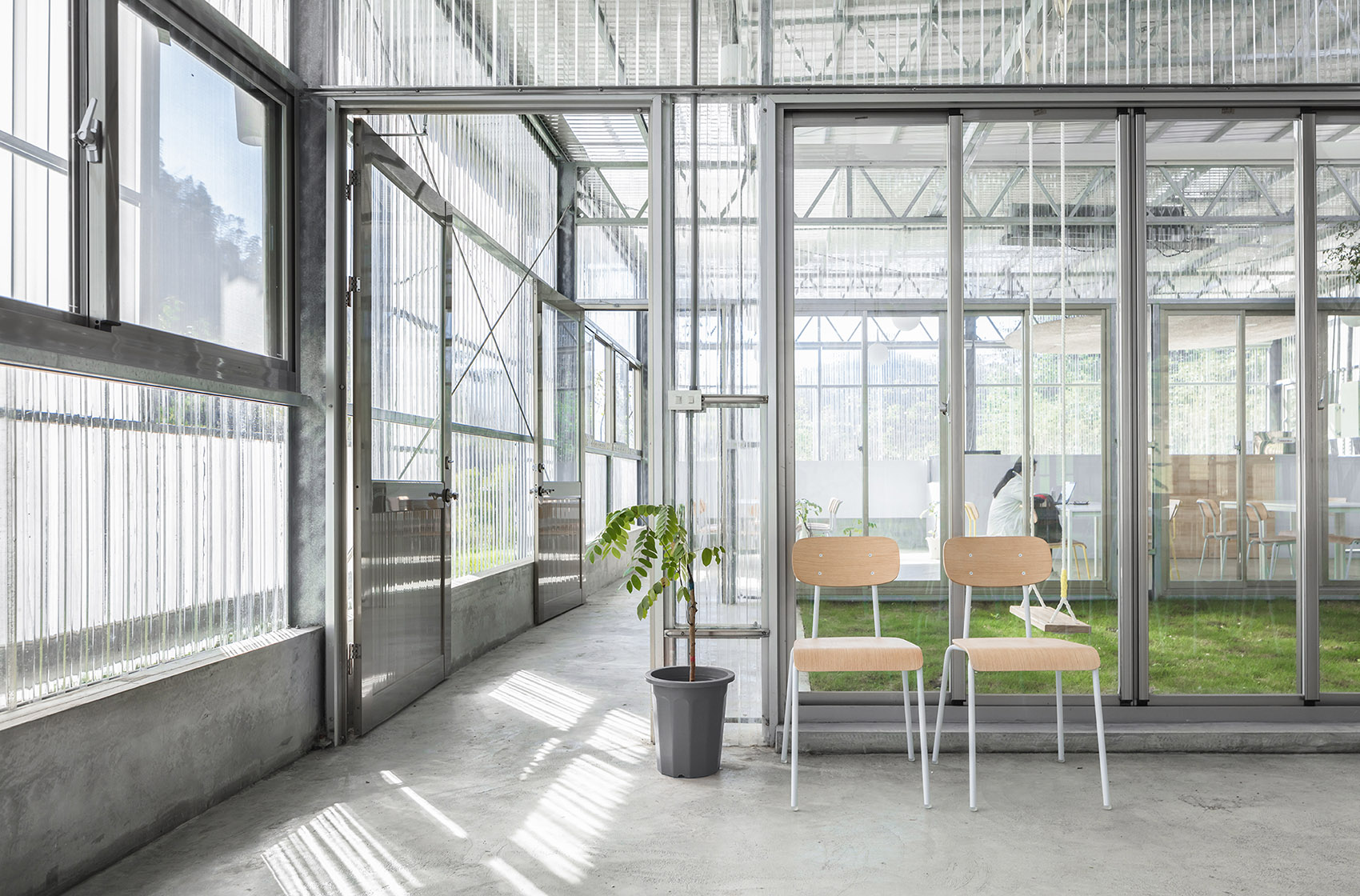 台湾「温室」咖啡馆兼餐厅-5