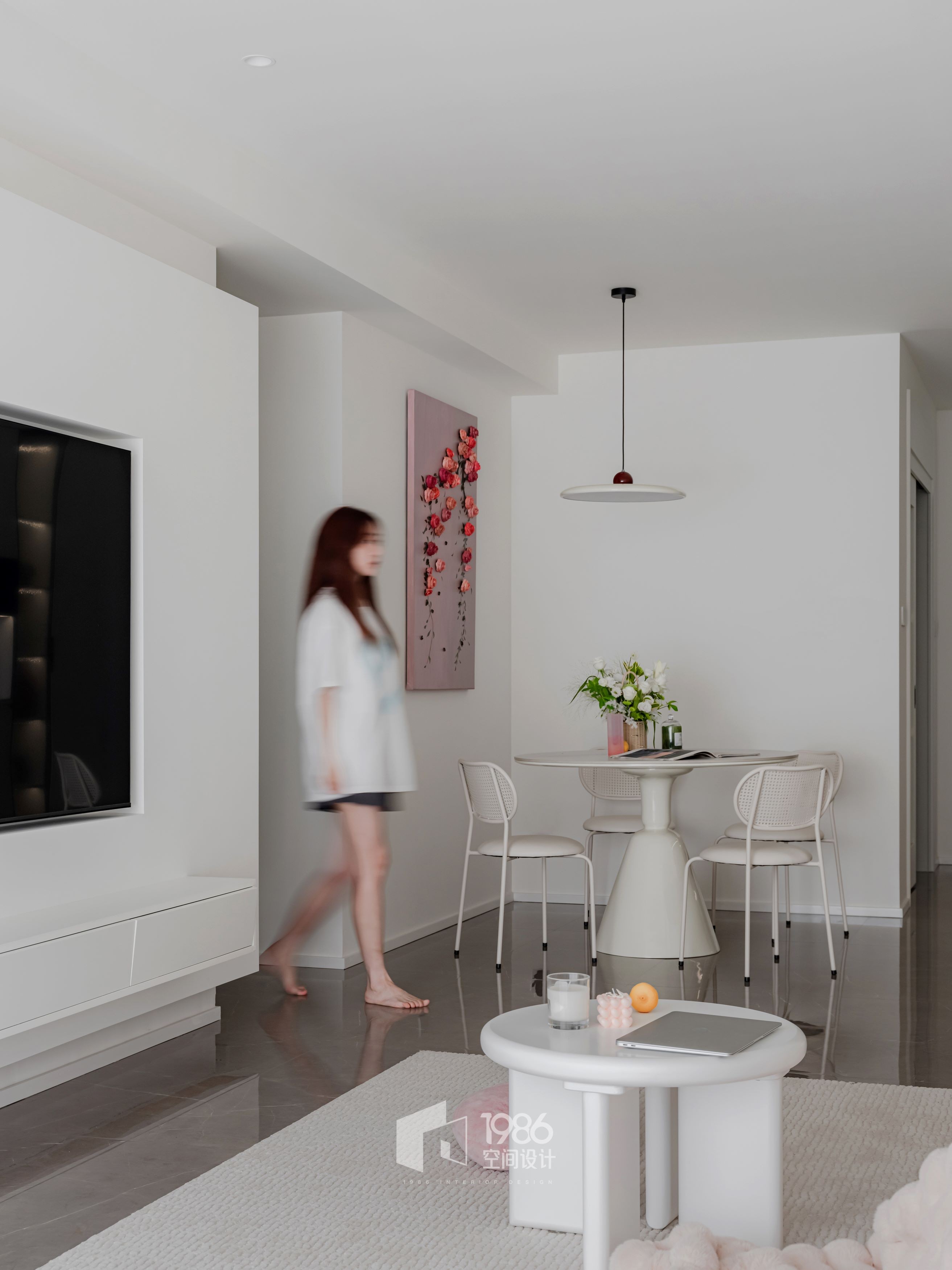 113㎡简约混搭风,一朵正在盛开的奶油玫瑰花丨中国长沙丨黄媛-29