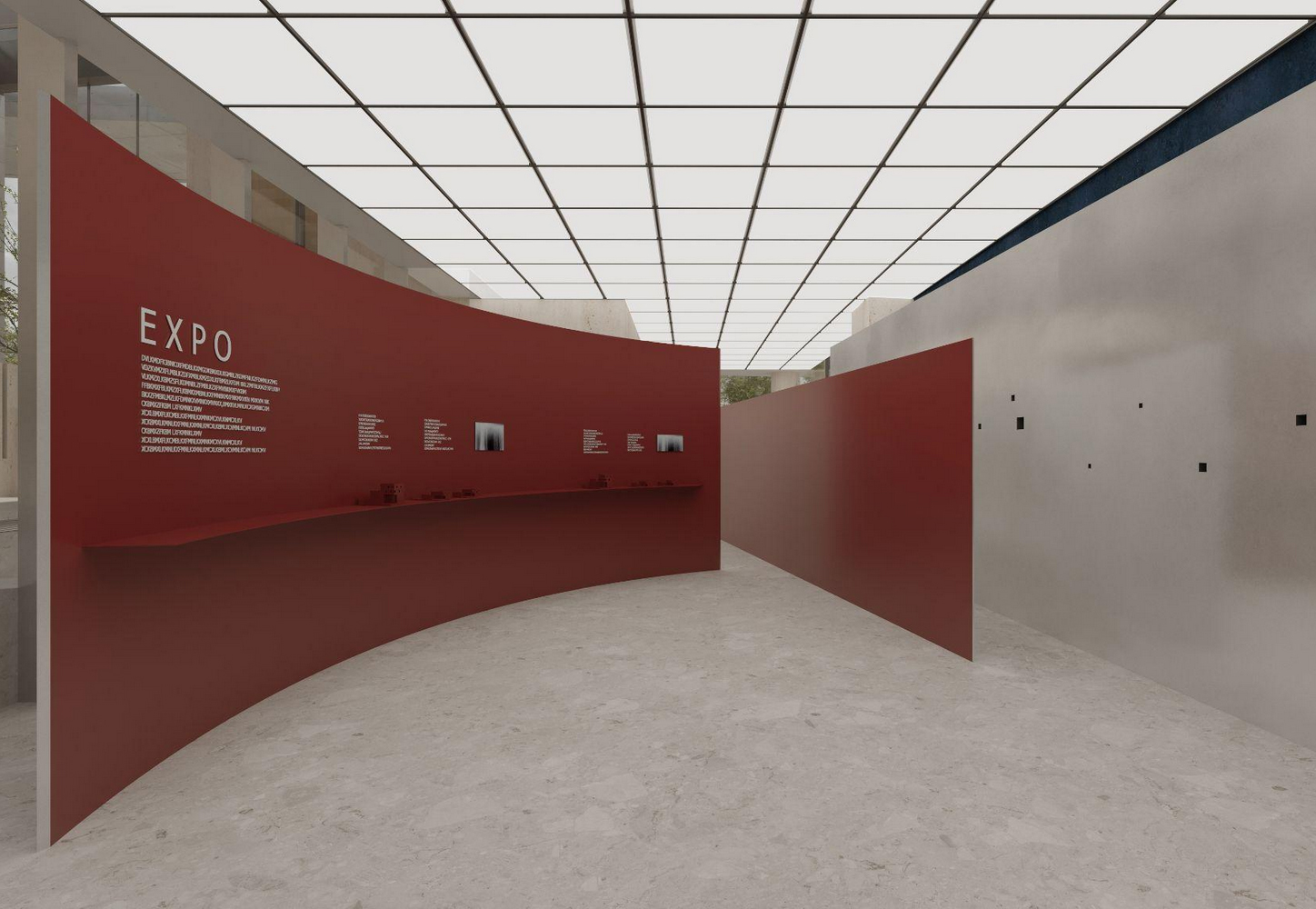 济南中海寰宇艺术中心售楼处SU模型-0