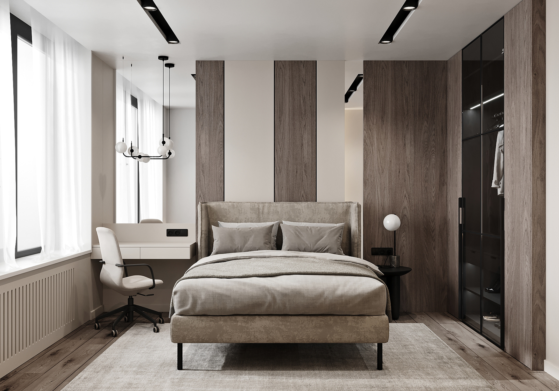 卢茨克的开放式公寓丨乌克兰丨PikulDesign-22