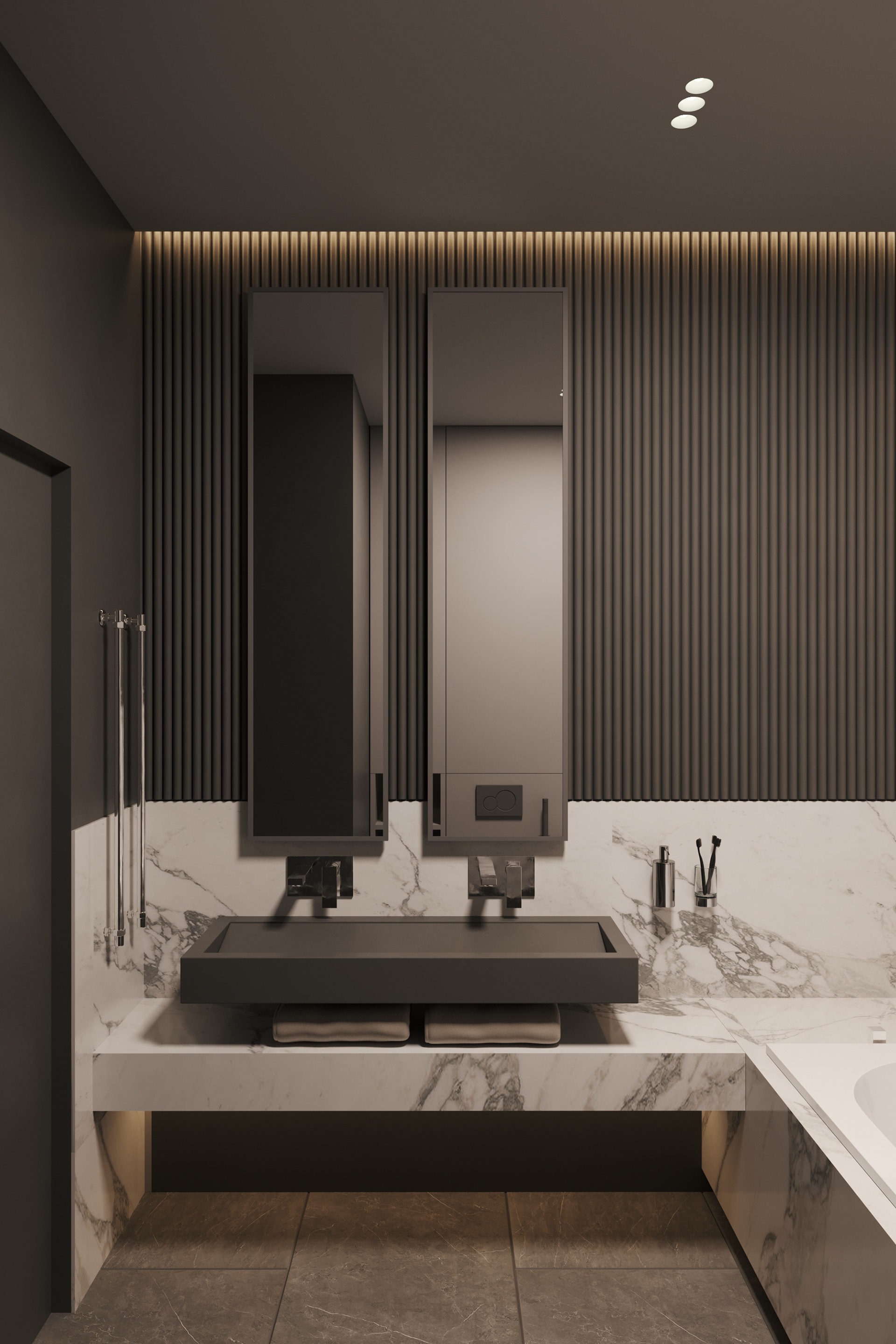 ArtPartner /亚麻+灰褐色的高级空间-15