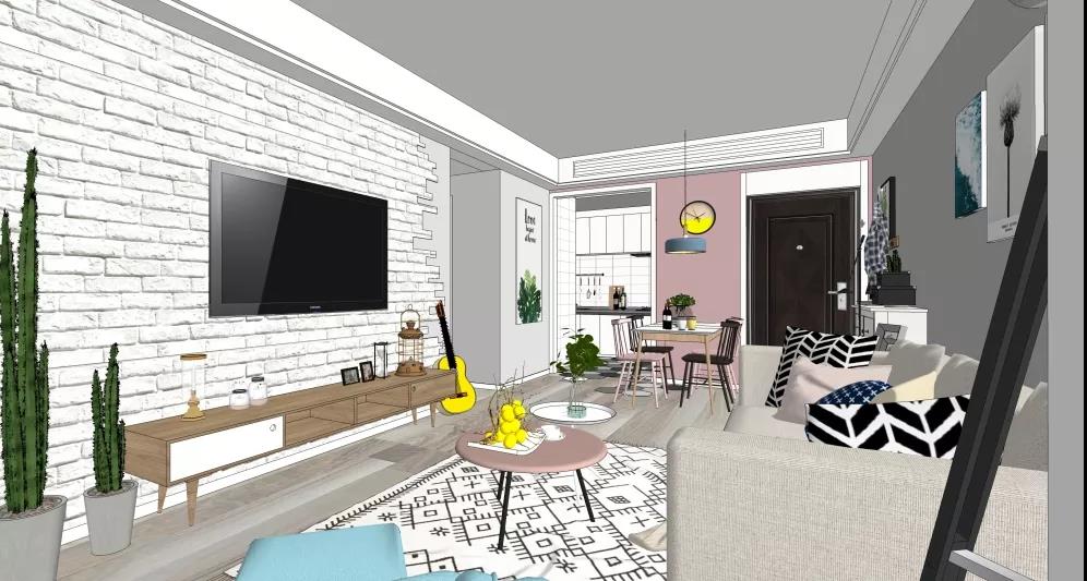 金牛新都汇 80㎡北欧风马卡龙色空间，打造梦幻城堡-36