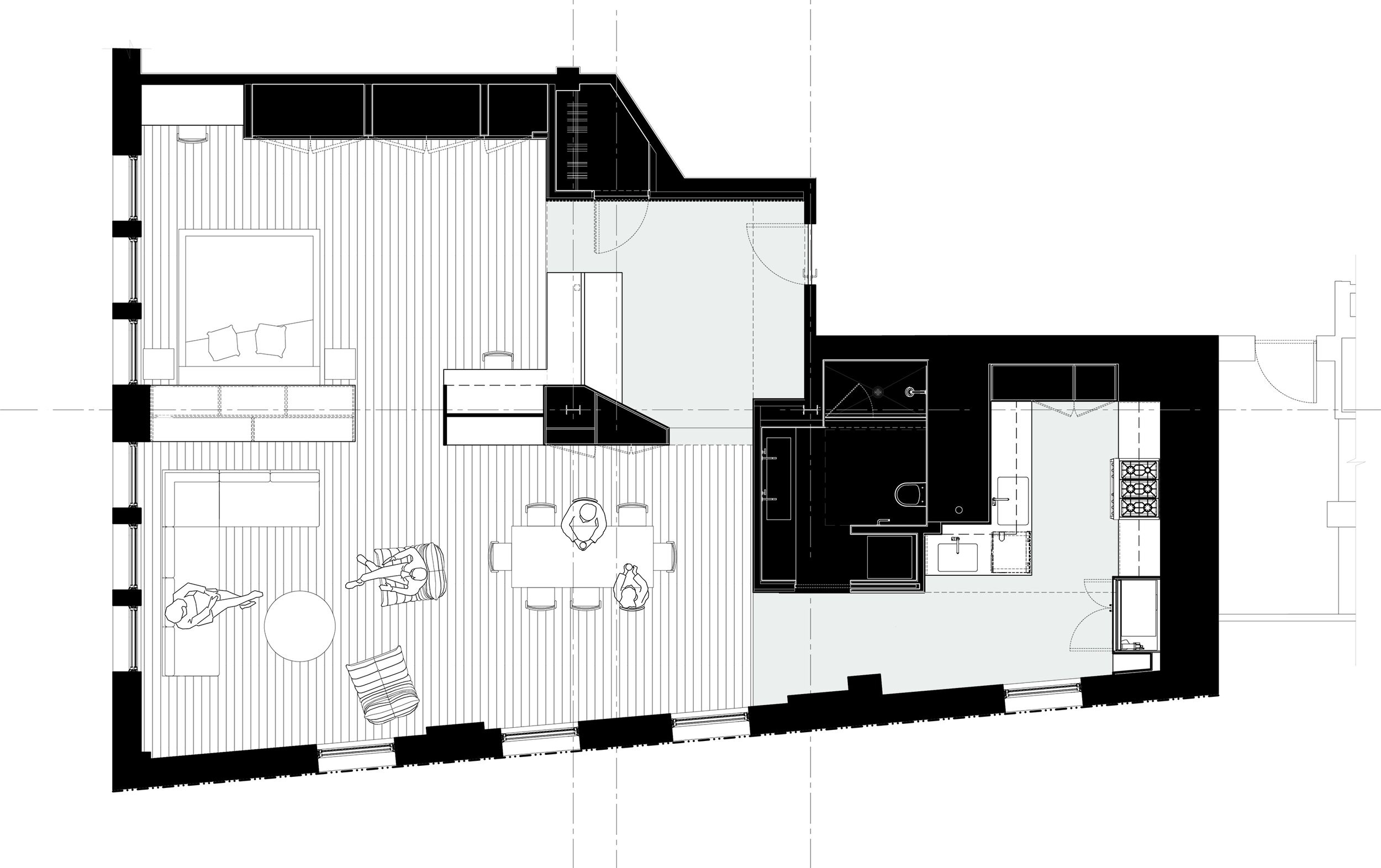 拿骚街 2 号住宅丨美国纽约市丨Light and Air-22