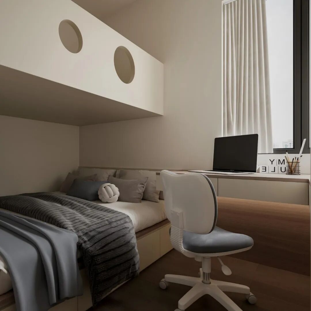 115㎡现代简约家|极致收纳与温暖氛围的完美融合-73