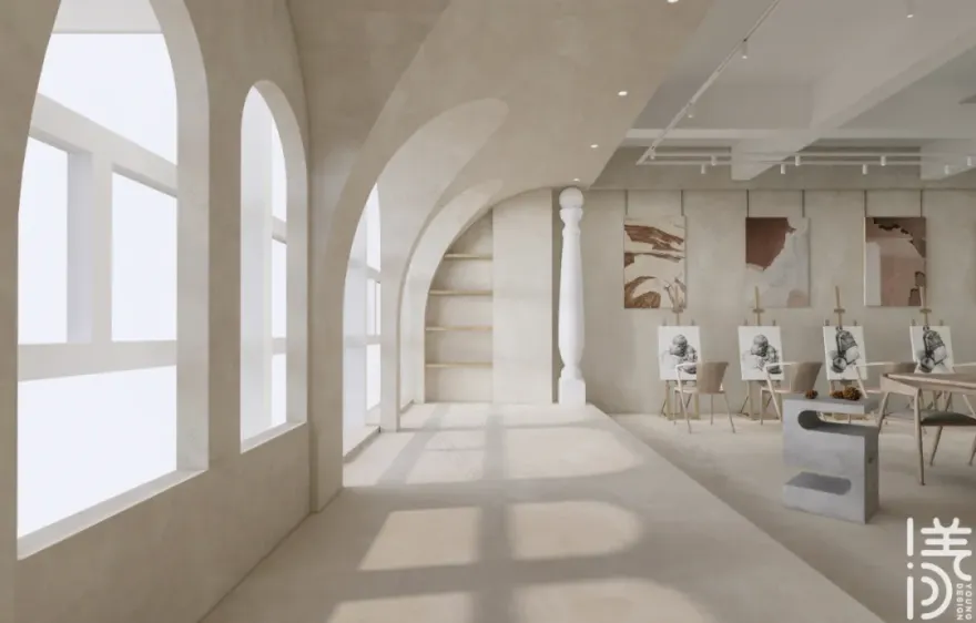 锈迹·水泥艺术 · 侘寂风格画室设计丨深圳漾空间设计有限公司-25