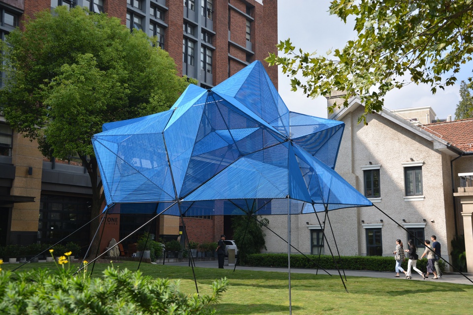 悬浮之境 · 上海愚园路 Cobalt Muffin 艺术装置-15