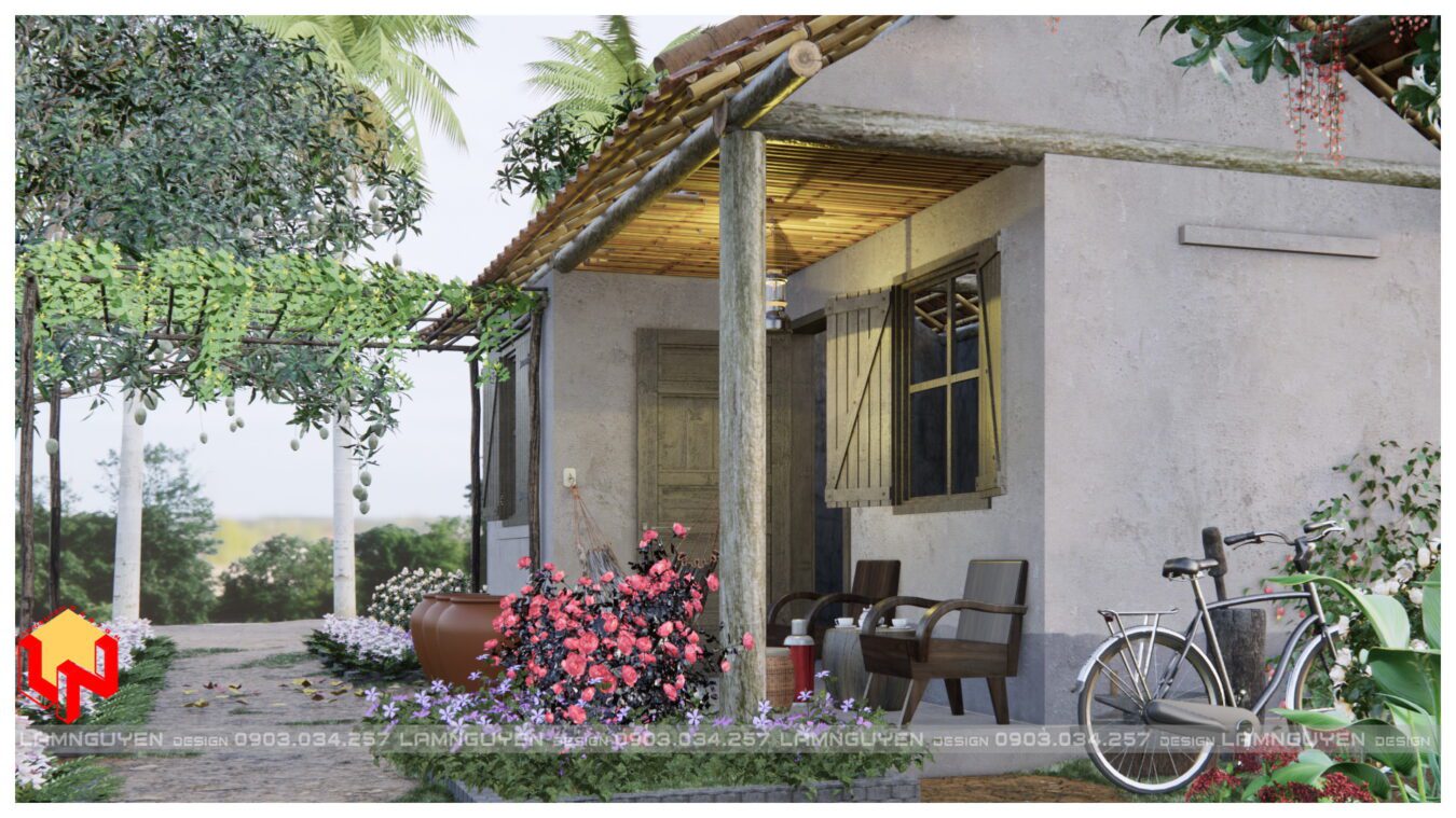 免费的SketchUp房屋外部模型丨Nguyen Van Lam-6